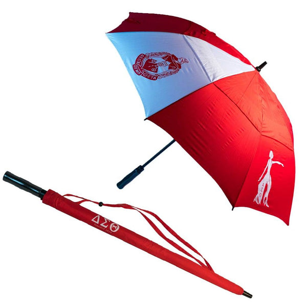 Delta Sigma Theta 30'' Wind Resistant Auto Open Umbrella