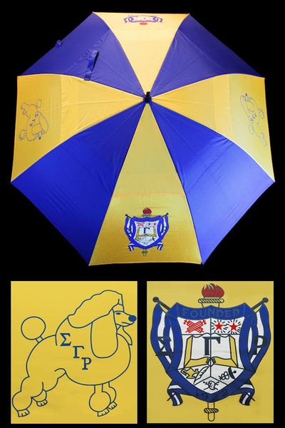 Sigma Gamma Rho 30'' Wind Resistant Auto Open Umbrella