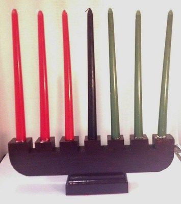 Wooden Kinara For Kwanzaa
