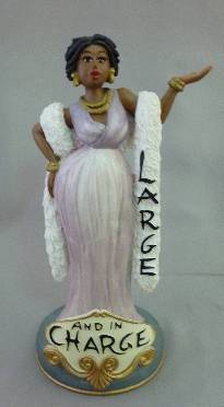 Large and In Charge Ceramic Figurine
