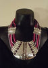 Pink & Metallic Necklace Set