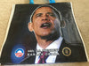 New Barack Obama The 44th U S President Signing In Oval Office Comomerative " 18 x 18 Extra Large Full Color Glossy - Shopping Bag / 4 Sided