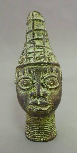 Antique Bronze King of Benin