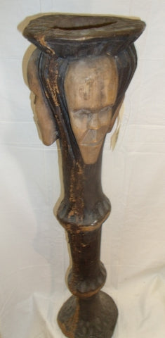 3 Face Statue From Bamileke Camoreoon