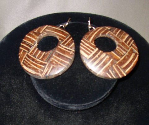 Coconut Shell Earrings