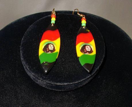 Bob Marley Earrings