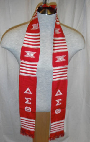 Delta Sigma Theta Kente Stole/Scarf