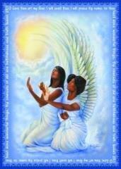 Kneeling Angels Magnet (2-D)