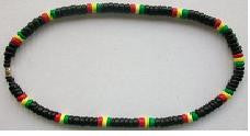 Jamaican Beaded Necklace 24 inches